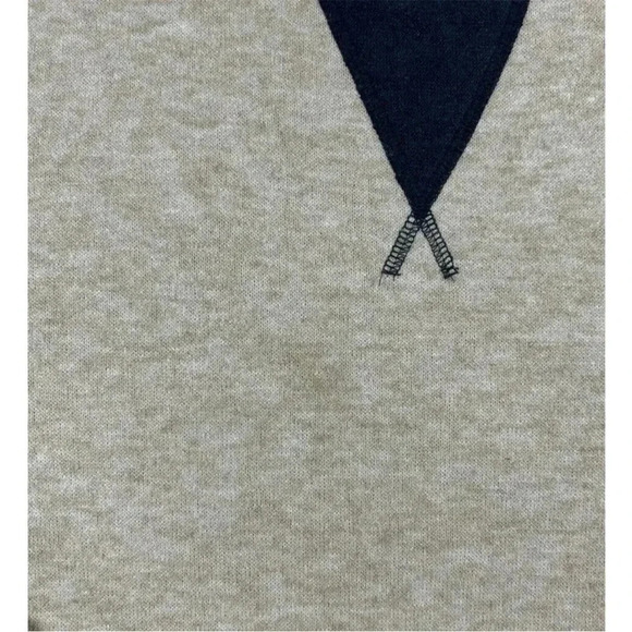 Paisley & Gray beige and navy weekender sweater slim fit XL - Picture 4 of 11